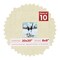 Off White Canvas Mat Board for 20x20 Frames - Fits 8x8 Photos